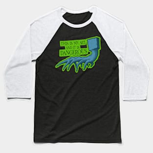 This is my art and it is dangerous! Beetlejuice Baseball T-Shirt